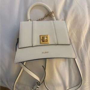 Aldo Cream and Gold Mini Bag